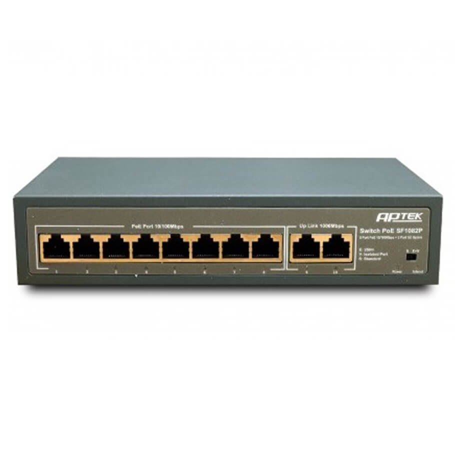 8-Port 10/100Mbps PoE Switch APTEK SF1082P